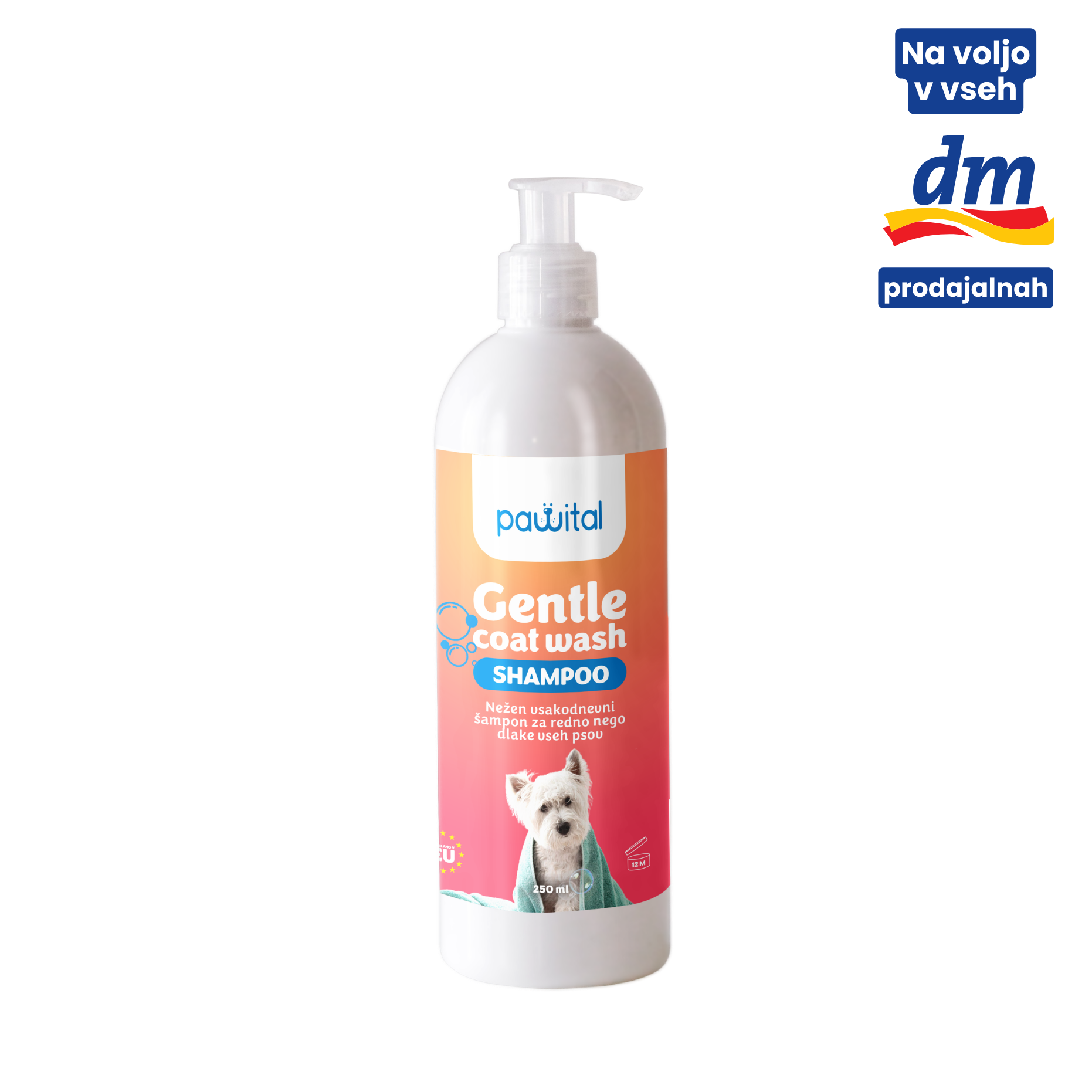 Gentle coat wash shampoo SLO