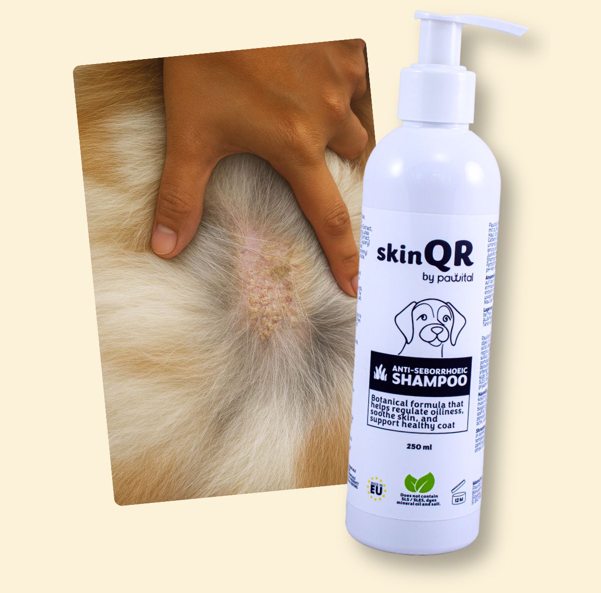 skinQR Anti-Seborrhoeic Shampoo (250ml)